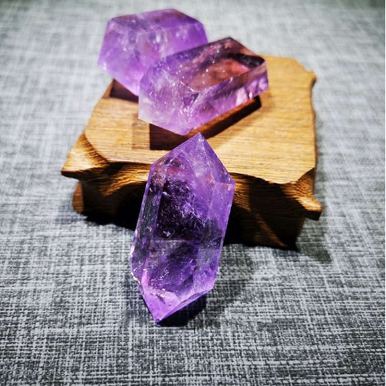 Natural Amethyst Double Terminated Crystal
