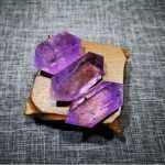 Natural Brazilian Amethyst Double Terminated Crystal Set – Meditation & Chakra Balance (2 Pcs)