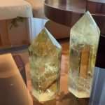 AAA Grade Natural Brazilian Citrine Crystal Tower for Wealth Altar & Workspace