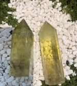 AAA Grade Natural Brazilian Citrine Crystal Tower for Wealth Altar & Workspace