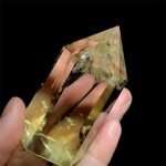 AAA Grade Natural Brazilian Citrine Crystal Tower for Wealth Altar & Workspace