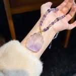 Amethyst Fairy Fox Pendant