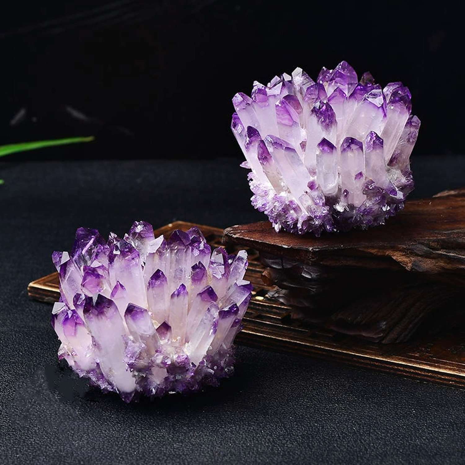 Natural lavender amethyst cluster