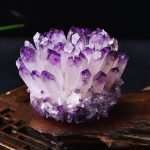 Natural lavender amethyst cluster