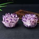 Natural lavender amethyst cluster
