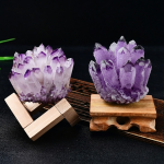 Natural lavender amethyst cluster