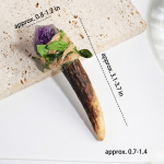 Handmade Natural Amethyst Antler Scepter for Witchy Altar Decor & Rituals