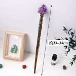 Vintage Amethyst Magic Wand Hairpin for Mystical Updos & Everyday Magic