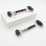 Natural Amethyst Face Roller and Gua Sha Set