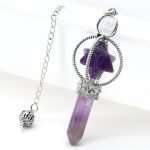 amethyst merkaba pendulum