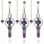 amethyst merkaba pendulum