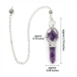amethyst merkaba pendulum