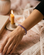 Eternal Sparkle Natural Amethyst Tennis Bracelet in 925 Silver