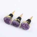 Natural Raw Amethyst Wine Stopper