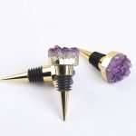 Natural Raw Amethyst Wine Stopper