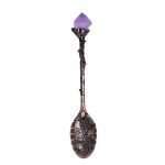 amethyst crystal spoon